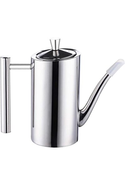 GENERAL Stainless Steel Olive Oil Dispenser Bottle, Drip-Free Pouring Oil Pot...