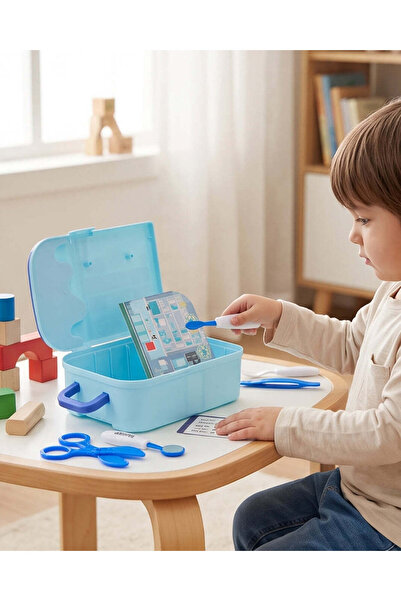 REDTAG Kids Blue Pretend Play Doctor Box Set