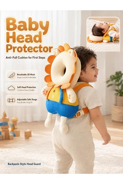 Generic Baby Head Protection Backpack, Cute Anti-Falling Head Protector Infan...