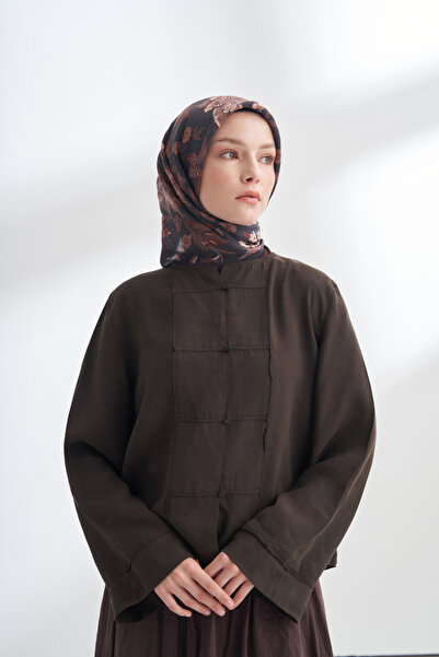 ARMANDA Eșarfă GARDEN MELODY DESEN THE TENCEL EDIT - MARO AMAR