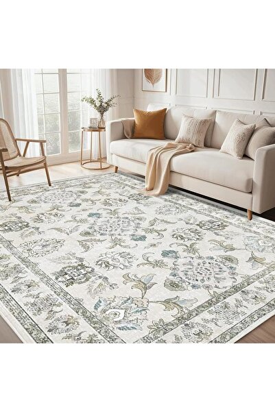 Winsoyya Classic Area Rug for Living Room- Soft, Washable Traditional Orienta...