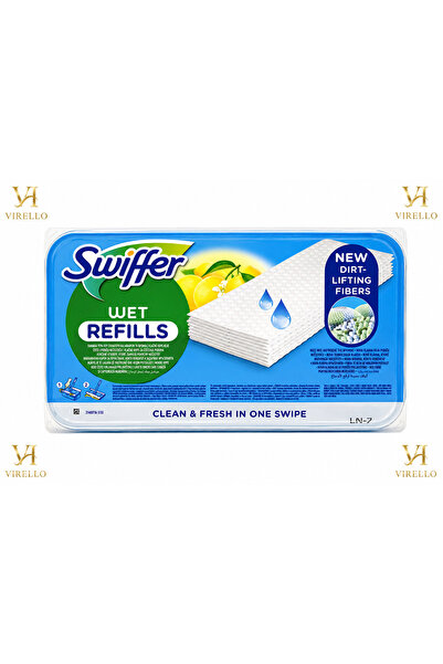Swiffer Wet Refills Lemon – Lavete Umede pentru Mop și Pardoseli, Dirt-Liftin...