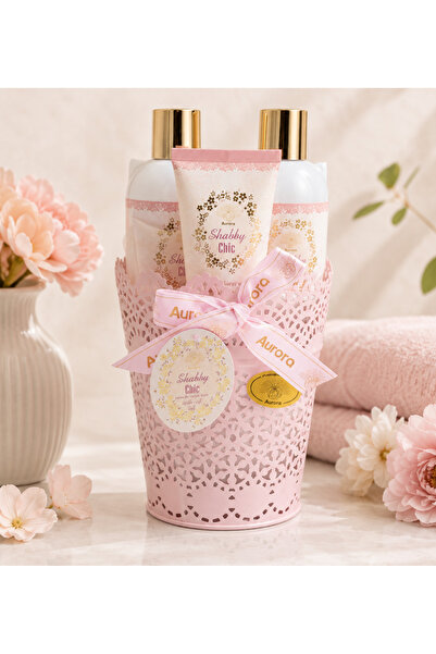 Virello Aurora Shabby Chic Women's Gift Set, Body Care Products, in Pink Deco...
