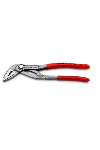 Knipex Clește pentru țevi COBRA CU FĂLĂI EXTINSE 180MM - KN 87 51 180