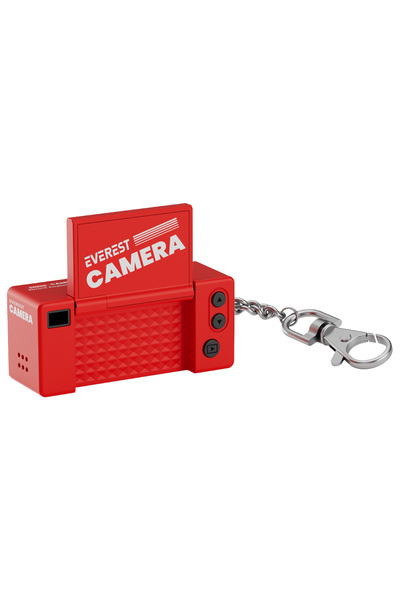 Everest ADK1984 Kırmızı 1.6MP Çevrilebilir Ekran Konteyner Tipi Retro Anahtarlık Mini Dijital Kamera