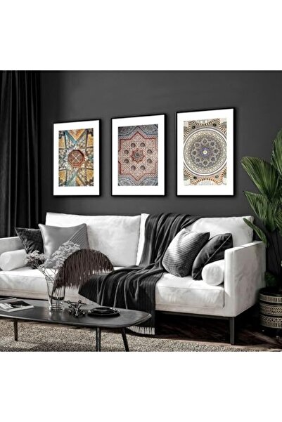 ALAYRA International Signtouch Frames Islamic Wall Art Set of 3 Outer Frame 5...