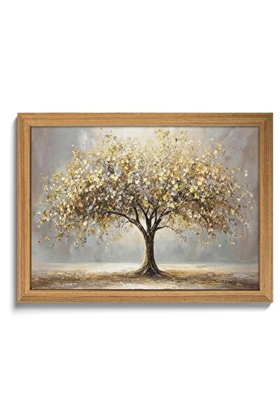 ALAYRA International Signtouch Tree Life Abstract Gold Botanical Nature Wall ...