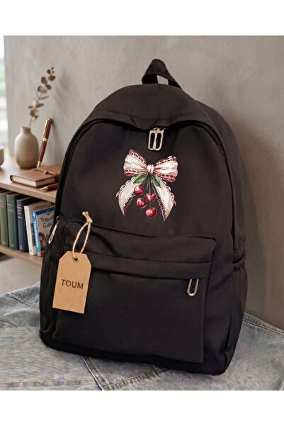Toum Ribbon Design Backpack School Bag