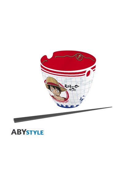 Abysse One Piece – Monkey D. Luffy Bol de ramen cu bețișoare (ABYBOL081)