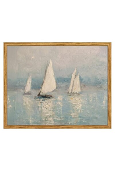 ALAYRA International Signtouch Sailboats Impressionist Coastal Nature Wall Ar...