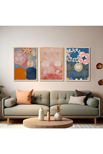 ALAYRA International ALAYRA Office Modern Framed Wall Art Set of 3 60x80 cm