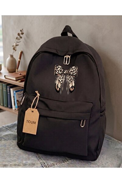 Toum Ribbon Design Backpack School Bag