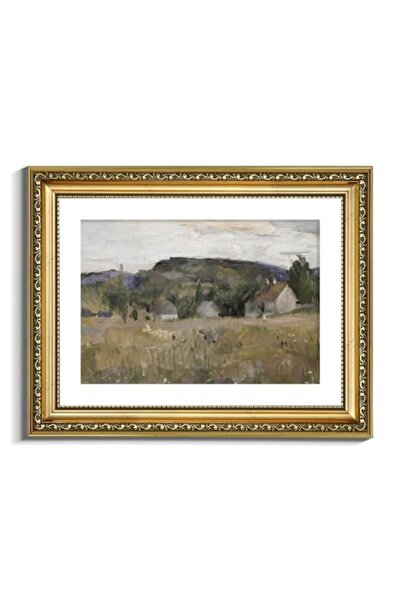 ALAYRA International Signtouch Serene Countryside Landscape Mid Century Wall ...