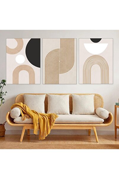 ALAYRA International Signtouch Abstract Line Canvas Wall Art Outer Frame 40x6...