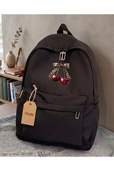 Toum Ribbon Design Backpack School Bag