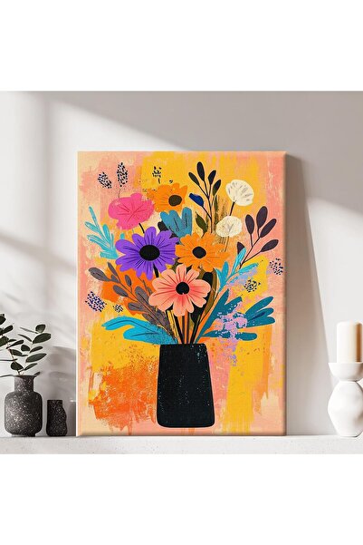 ALAYRA International Signtouch Abstract Shapes Wrap Framed Canvas Wall Art 40...