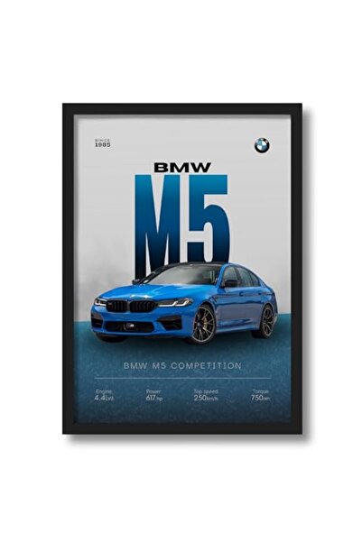 ALAYRA International Signtouch BMW M5 Car Super Sedan Automotive Garage Wall ...