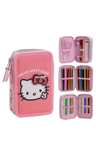 Cerda Тройна чантичка за моливи Hello Kitty