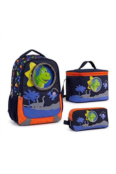 ÜMİT ÇANTA Cennec School Bag Set with Thermal Pencil Case, 3-Piece Quality Set