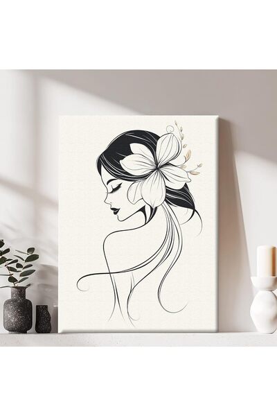 ALAYRA International ALAYRA Abstract Unframed Canvas Wall Art 60x80 cm