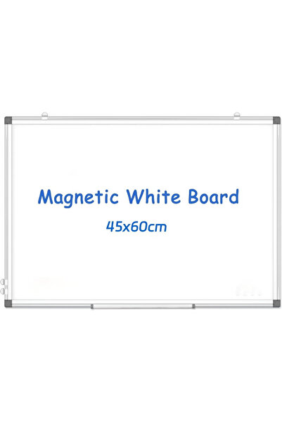 GGEROU Double-Sided White Board,45 x 60cm Dry Erase Board Magnetic Whiteboard...