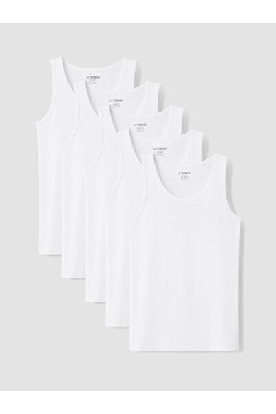 LC Waikiki Crew Neck Boys' Vest 5 Pack