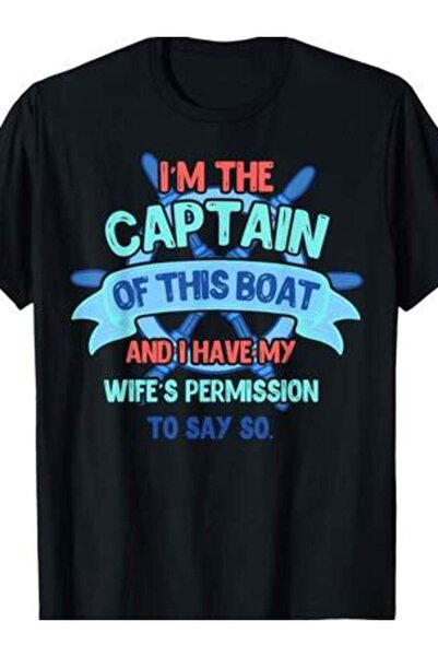 2BIR I'M The Captain Of This Boat Pontoon Boater Boating Fan Tee T-Shirt