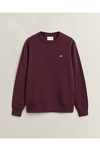 Gant Kadın Bordo Relaxed Fit Sweatshirt