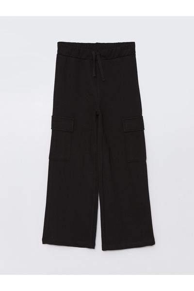 LC Waikiki Pantaloni de trening cargo pentru fete cu talie elastică