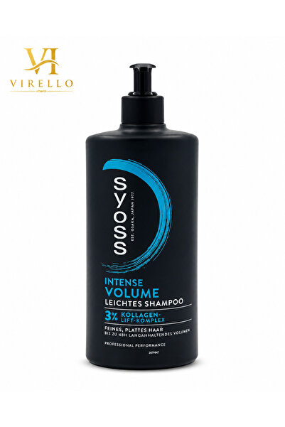 Syoss Intense Volume – Șampon pentru Volum cu 3% Complex Collagen Lift, pentr...