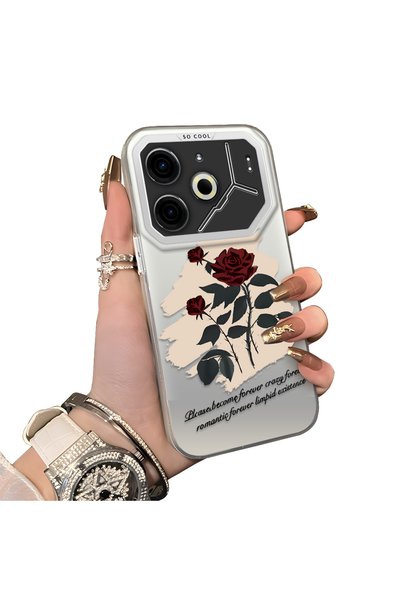 CHICASELUX حافظة صلبة واقية من الصدمات متوافقة مع هاتف Tecno Pova 6/Pova 6 Pr...
