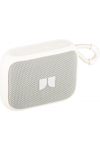 MONSTER Portable Bluetooth Speaker S520, 5W, TWS, RGB, Waterproof, Light Cream
