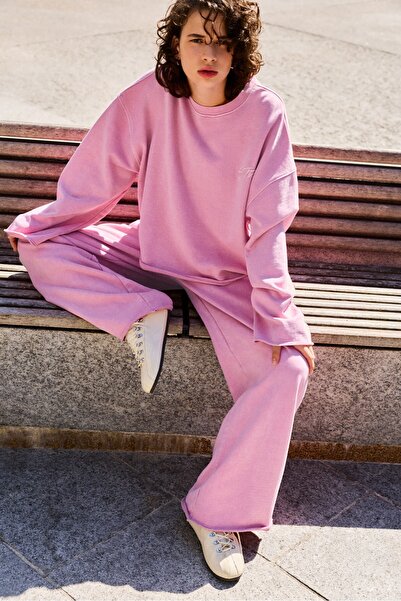 Pull & Bear STWD bisiklet yaka sweatshirt