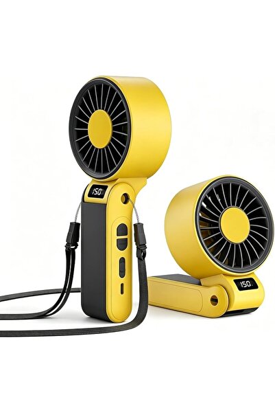 SICHER Handheld Turbo Fan, Stepless Adjustable Turbo Fan 150 Speed, Led Displ...