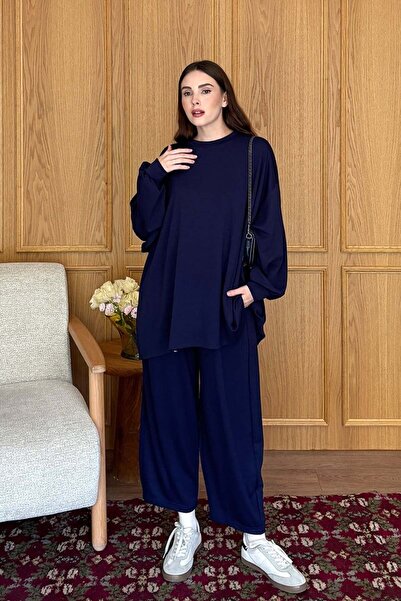 Ceylan Otantik Navy Blue Shalwar Suit