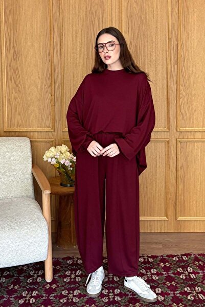 Ceylan Otantik Burgundy Shalwar Suit