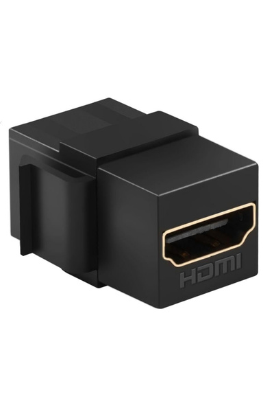 Alfais 6089 HDMI 2.0 Dişi To Dişi Keystone Jack Adaptör Çevirici Uzatma Dönüştürücü Ara Bağlantı