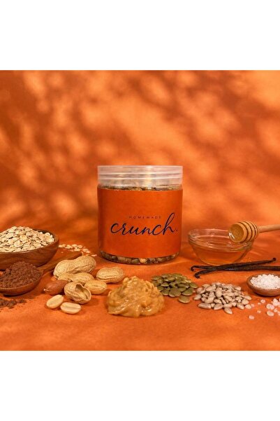 crunch Peanut Granola 500g - 168 سعرة لكل 40 جرام، كامل العبوة 1050سعرة - 500...
