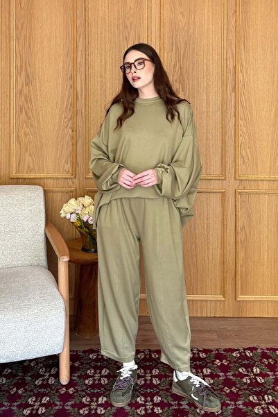 Ceylan Otantik Çağla Shalwar Set