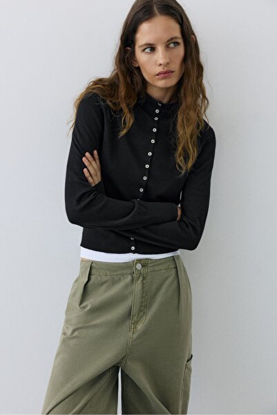 Pull & Bear Dik yaka hırka