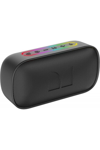 MONSTER Portable Bluetooth Speaker S150, 14W, TWS, RGB, Waterproof, Black