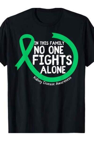25W In March We Wear Orange Ribbon Kidney Cancer Awareness T-Shirt