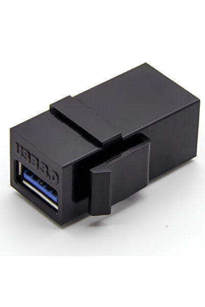 Alfais 6088 USB 3.0 A Dişi To Dişi Keystone Jack Adaptör Çevirici Uzatma Dönüştürücü Ara Bağlantı