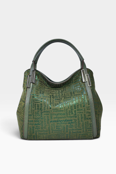 VOSTRO Italian Design 100% Genuine Leather Women's Hand and Shoulder Bag - Ha...