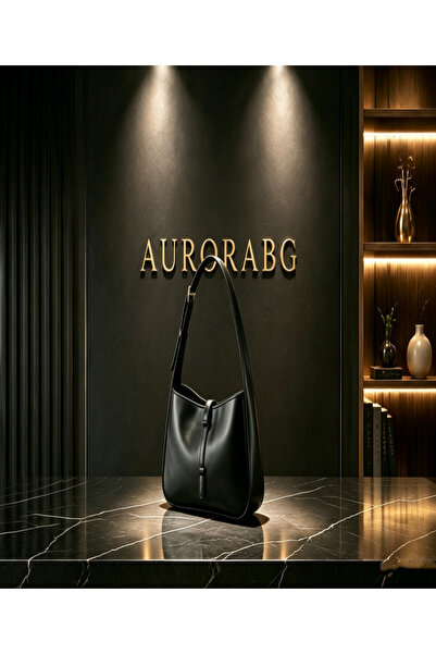 AURORABG حقيبة كتف نسائية كلاسيكية، حقيبة من الجلد الصناعي الناعم مع إبزيم مع...