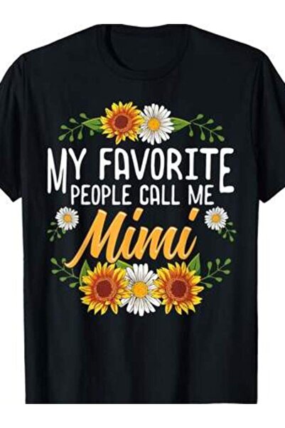 25W تي شيرت مطبوع عليه عبارة "My Favorite People Call Me Mimi" تي شيرت مزين ب...