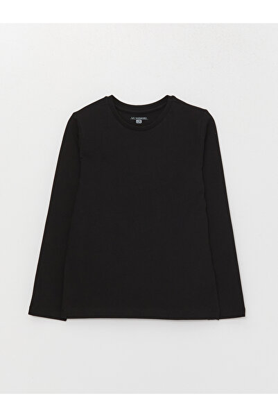 LC Waikiki Tricou de corp pentru băieți cu guler rotund și mânecă lungă
