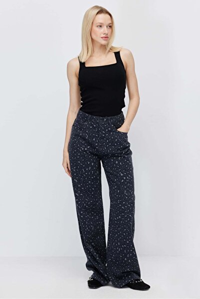 PAULMARK Women's High Waist Wide Leg Jeans