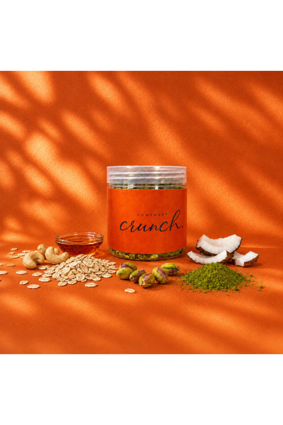 crunch Matcha Granola 500g - 400 سعرة لكل 100 جرام، كامل العبوة 2000 سعرة - 5...