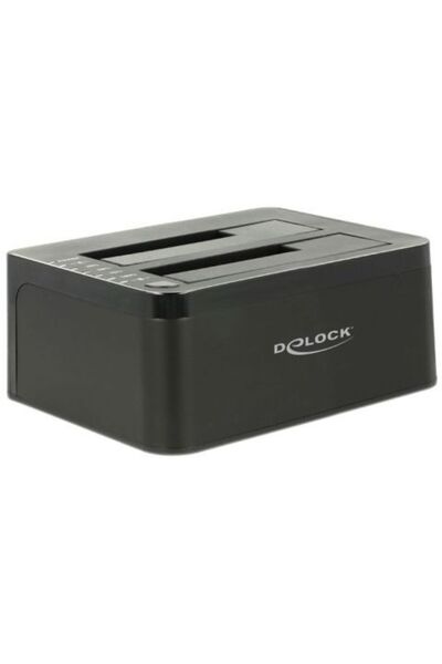 DELOCK Σταθμός σύνδεσης HDD 62661 USB 3.0 Μαύρο